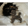 Bling Handbag Keychain - Fur Poodle